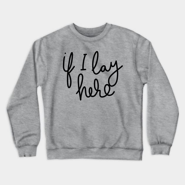 Chasing Cars Crewneck Sweatshirt by emmaleighhowie